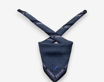 Pañuelo vintage Yves Saint Laurent, bandana YSL, pañuelo de lujo, diadema, pañuelo de bolsillo, accesorios para mujer, bufandas, regalo de verano para ella