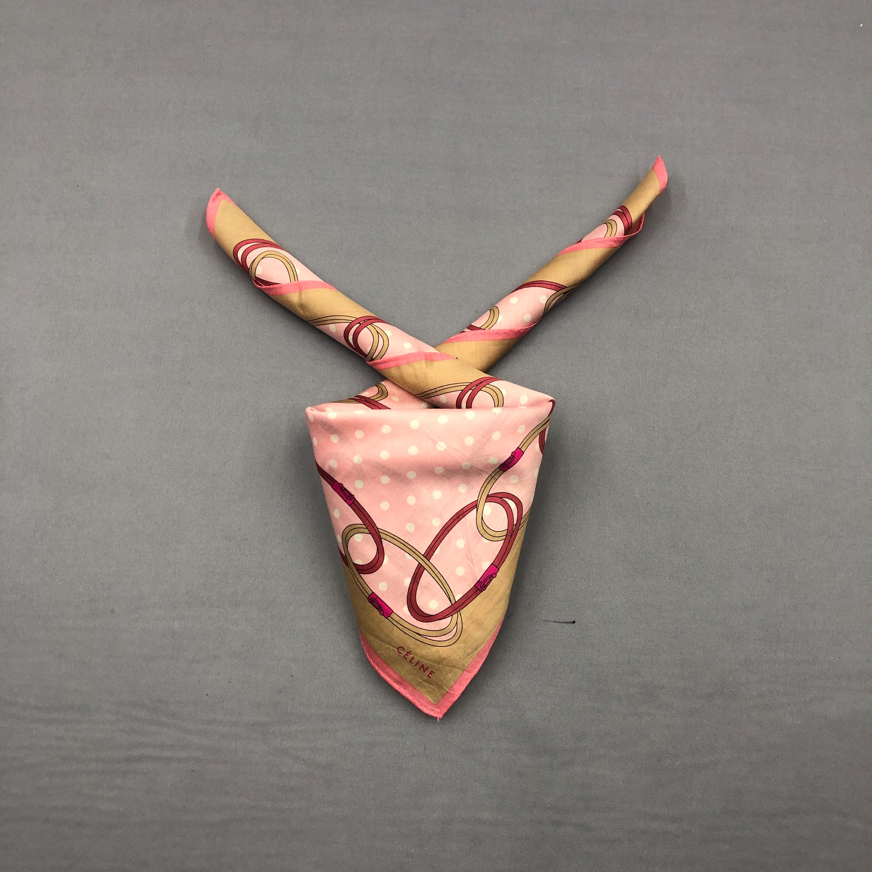 Celine UPCYCLED Blush Pink Padded Logo Headband Celine Headband - Etsy main image 2