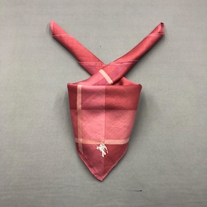 Vintage Burberry Handkerchief Burberrys Bandana Burberrys Neckerchief Accessories Pocketsquare Neck Scarf Authentic Luxury Headband Scarves