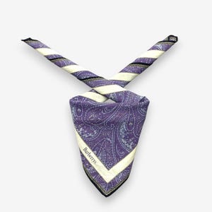 Vintage Burberry Handkerchief Burberrys Bandana Burberrys Neckerchief Accessories Pocketsquare Neck Scarf Authentic Luxury Headband Scarves