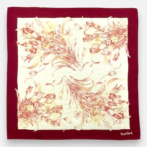 Vintage Margaret Howell Chusteczka Howell Bandana Pocket Square Damskie Luksusowe Akcesoria Apaszka Szalik Opaska Letni Prezent dla Niej