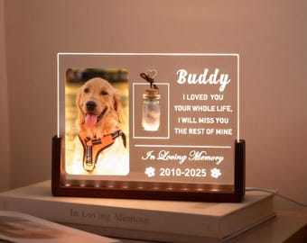 Marco conmemorativo personalizado para mascotas con recuerdo de pelo de perro, regalos conmemorativos para mascotas, placa conmemorativa de pelo de mascota, regalo de condolencia por la pérdida de un perro, regalos por la pérdida de un perro o un gato.
