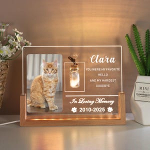 Décoration Bois Animaux ZJT - Cadre Photo Bois Pour Animaux Compagnie - 38x18cm - Photo 10x15cm - Souvenir Chat/chien - Corde Incluse Cadre Décoration Compagnon