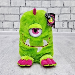Stuffed  neon monster  plush toys Vintage soft Toys 10&quot; kids gift  collectible toy Childrens kids Toy