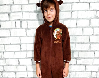 vintage 3T-4T JAHRE Kinder Gruffalo Monster Halloween Kostüm Kleinkind Kigurumi Cosplay