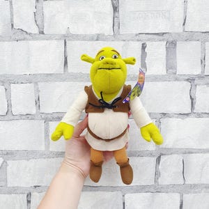 Stuffed Shrek  Plush toys  9.5&quot;  Vintage Shrek Plush doll  kids gift collectible toy Childrens Toy kids Toy