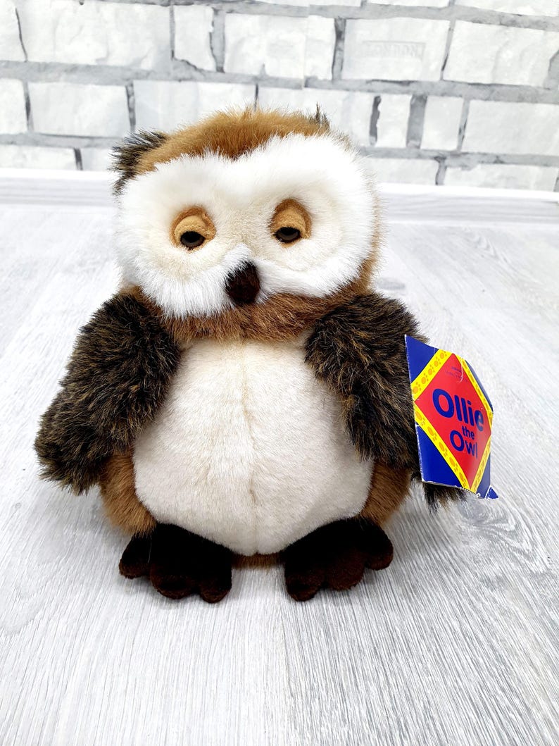 Olwin Toy Vintage Stuffed Ollie the Owl Plush Toys 8