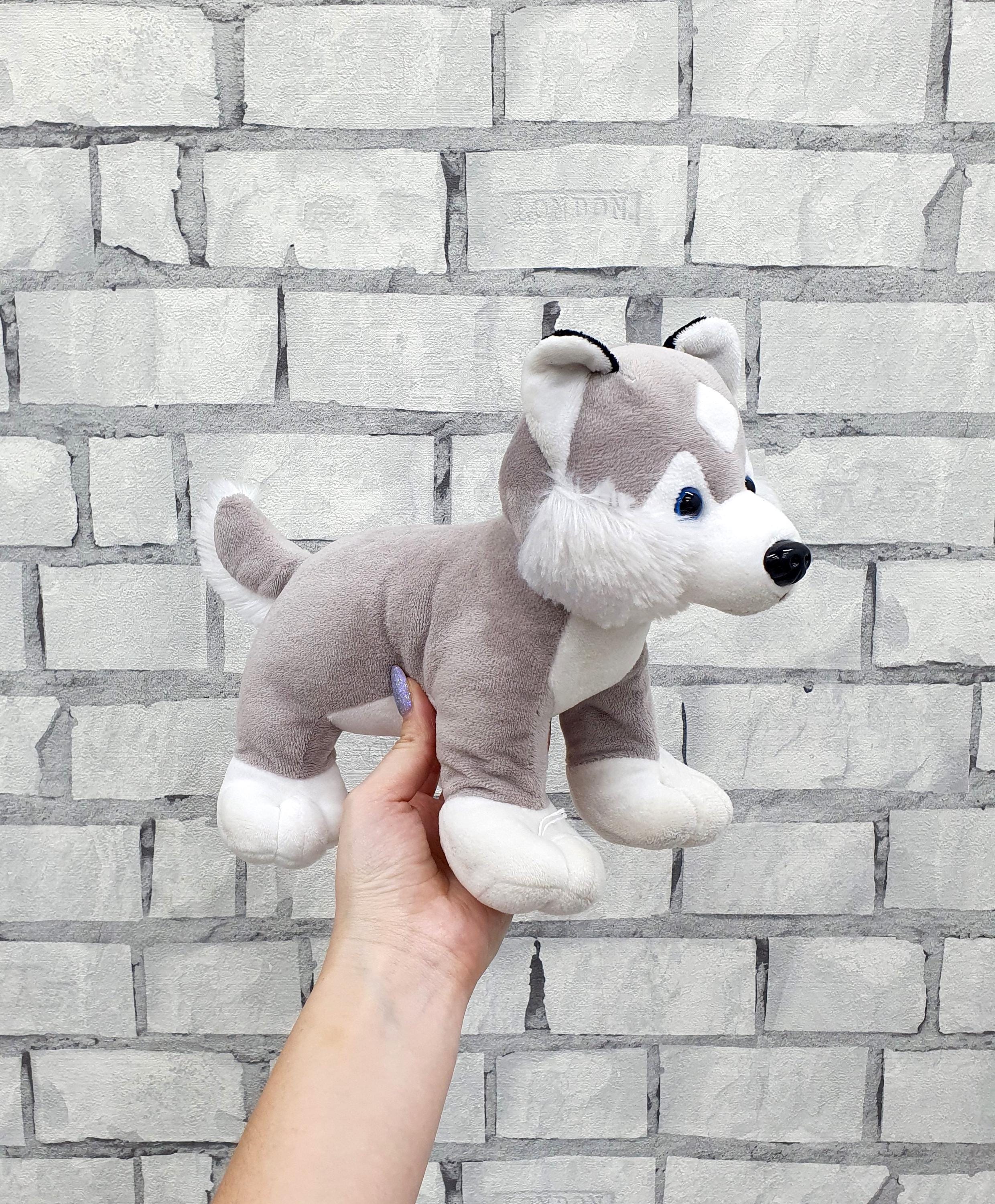 ヴィンテージ ハスキー犬 ぬいぐるみ 8.5インチ コレクター向け 狼