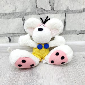 Peluche Diddl Topolino imbottito 10" Vintage regalo per bambini morbido peluche Diddl giocattolo da collezione giocattolo per bambini giocattolo per bambini giocattolo per bambini