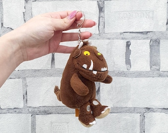 Vintage  gruffalo  plush keychain 5.5"    collectible  Baby toy  kids gift
