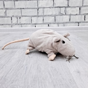 Gevulde rat knuffels 8 &quot;Vintage muis knuffels collectible speelgoed Kinderspeelgoed Gevulde pluche Dieren speelgoed kinderen Baby speelgoed