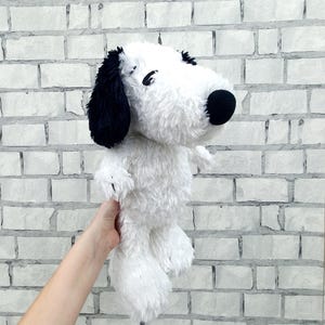 Peluche vintage de Snoopy de Peanuts, juguete de peluche de 45 cm (18 pulgadas), juguete coleccionable para niños con forma de animal.