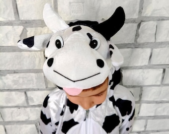 vintage 3T kids Baby cow Animal onesie party carnival halloween costume children  cosplay