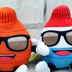 Vintage LOT OF 2 Energy Drink Bottle Plush toys Vintage 9" collectible kids Baby toy image 2
