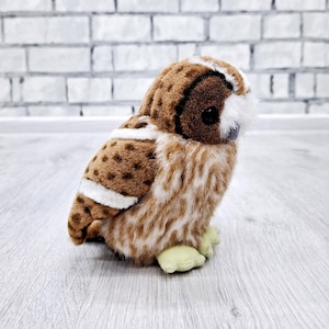 musical owl Plush toys 7&quot; Vintage kids gift soft bird plush toys  collectible toy  Childrens Toy Stuffed kids  Baby toy