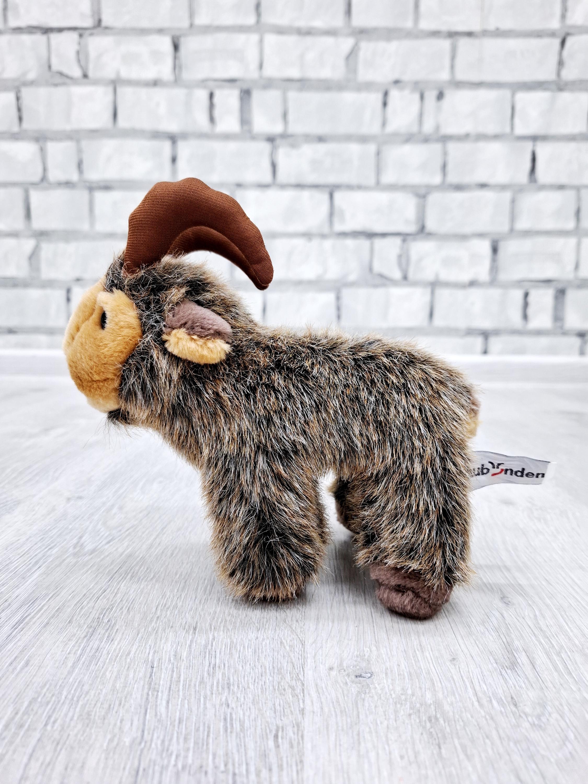 ぬいぐるみヤギぬいぐるみ7インチヴィンテージソフトおもちゃ子供