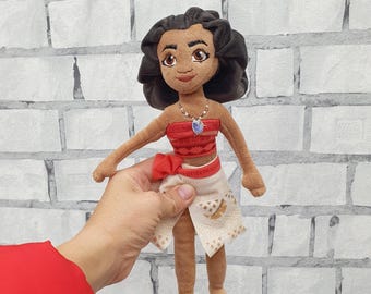 Vintage Disney Princess Moana  plush toys 11.5" Moana plush doll kids gift  collectible toy soft baby kids Toy
