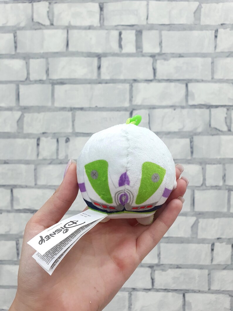 Gosedjur Toy Story Buzz Lightyear plyschnyckelring 3,5" samlarobjekt Toy Story Buzz Lightyear plyschleksaker Vintage syster barnpresent barnleksak bild 6