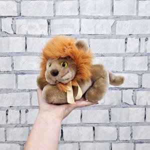 Stuffed  lion  plush toys Vintage soft Toys 9.5&quot; kids gift  collectible toy soft baby Childrens kids Toy