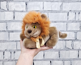 Stuffed  lion  plush toys Vintage soft Toys 9.5" kids gift  collectible toy soft baby Childrens kids Toy