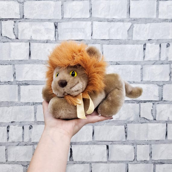 Stuffed Lion Plush Toys Vintage Soft Toys 9.5