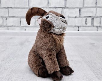 Stuffed  goat  plush toys 9" Vintage soft Toys kids gift  collectible toy soft baby Childrens kids Toy animal toys