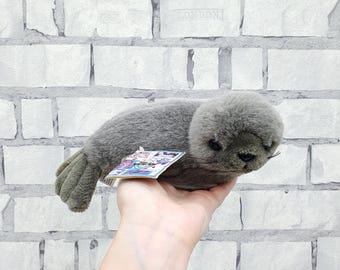 日本 ヴィンテージ アシカ・アザラシ・アシカ ぬいぐるみ かぎ針編みのアザラシ&frasl;アシカのぬいぐるみ - Etsy 日本