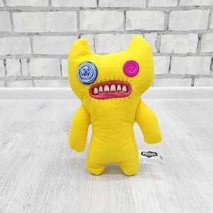 Stuffed  Yellow Fuggler ugly monster  plush toys Vintage soft Toys 9&quot; kids gift  collectible toy Childrens kids Toy