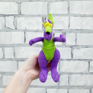 Stuffed Doudou Kangourou Coyote plush toys 9"  Vintage  happy meal mcdonalds toys 2000 collectible toy  Baby kids Toy