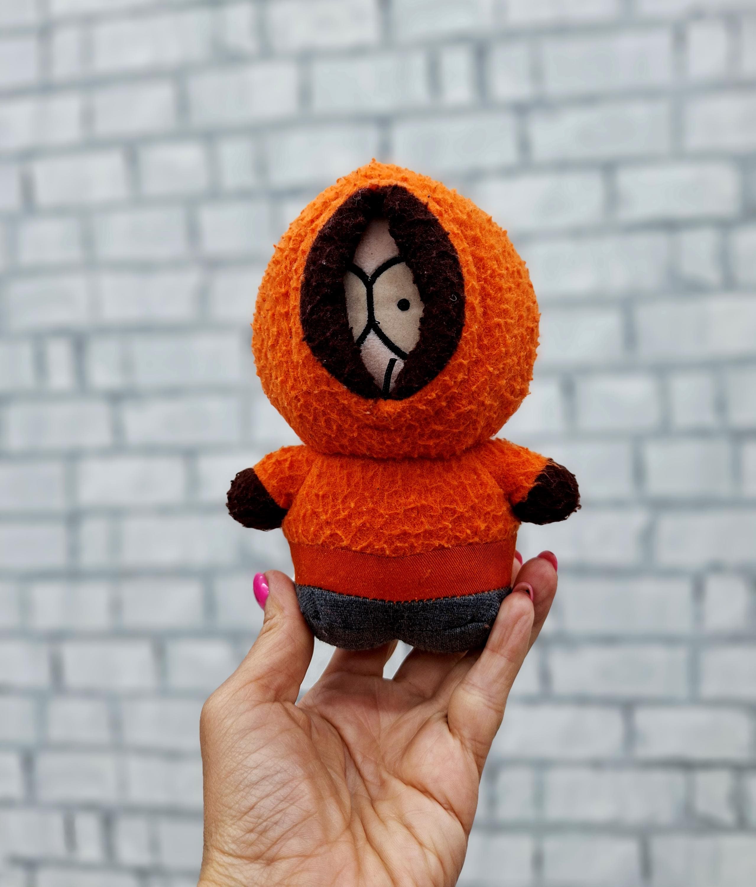 Vintage 90s Kenny Mccormick Plush Toy, South Park Collectible (6.5
