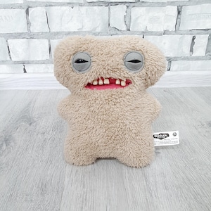 Stuffed Gap Tooth McGoo Cream  Fuggler ugly monster  plush toys Vintage soft Toys 9&quot; kids gift  collectible toy Childrens kids Toy