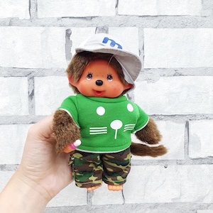 Peluche Monchhichi en peluche 20 cm vintage pour enfants cadeau singe doux en peluche jouets à collectionner jouet pour enfants jouet pour bébé