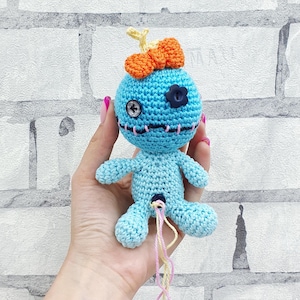 Lilo and Stitch Crochet Scrump doll toys Vintage  5&quot; amigurumi toys collectible toy  kids gift Childrens kids Toy