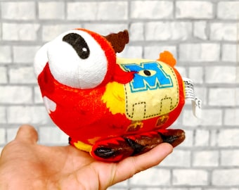 Peluche de la Universidad Monster Inc., vintage, 5.5", Archie Scare Pig, juguete coleccionable, juguete para bebés, niños, regalo para niños.