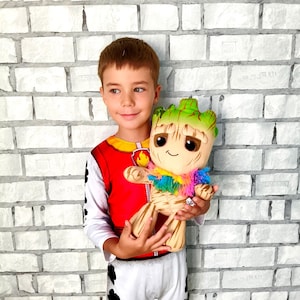 Stuffed groot plush toys 14&quot; Vintage soft Toys  groot  plush doll collectible toy Plush doll Childrens kids Toy kids gift