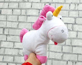 Stuffed Fluffy Unicorn Despicable Me Plush toys 14" Vintage  collectible toy  Childrens Toy  Toy kids  Baby toy