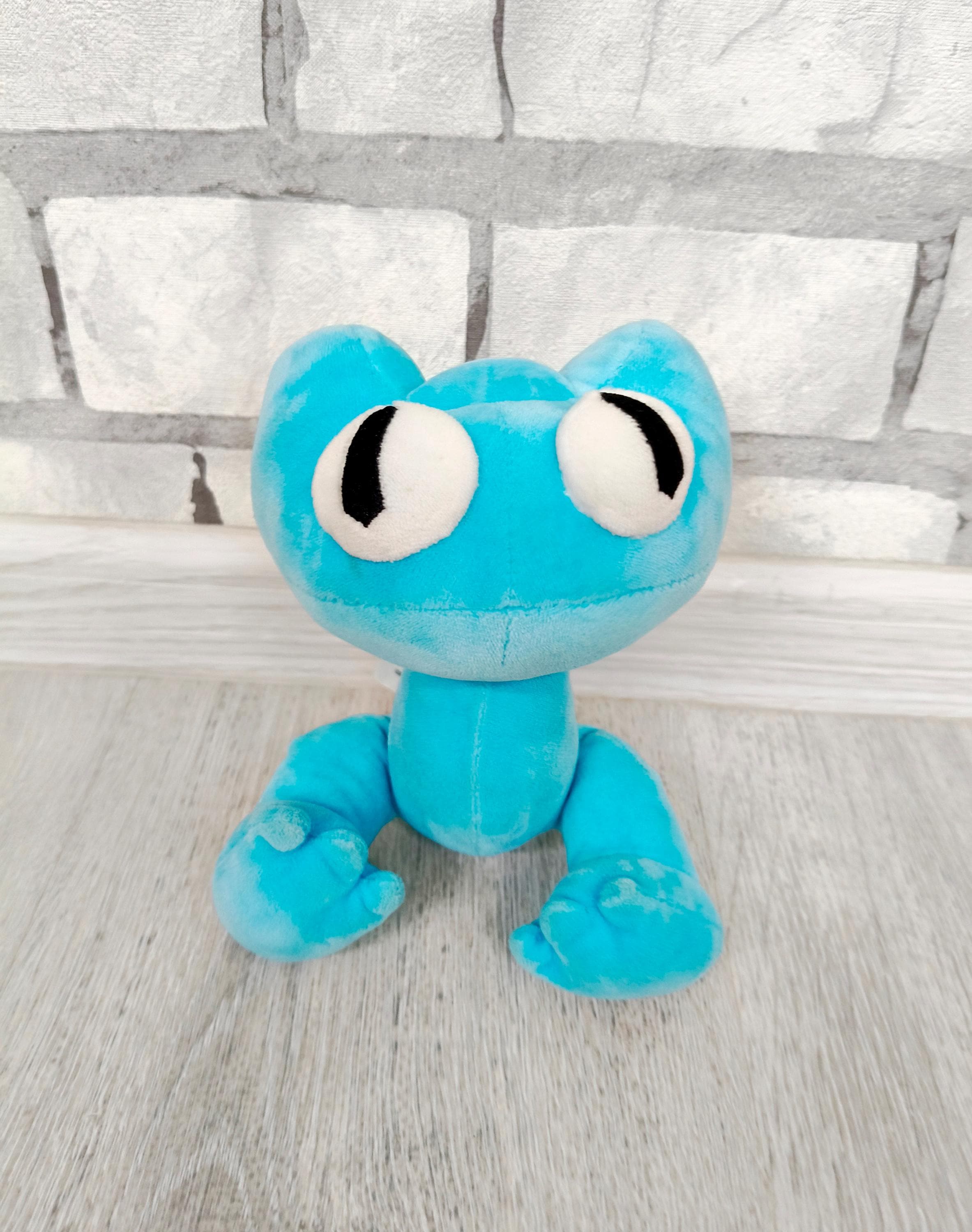 Rainbow friends plush cyan - Etsy 日本