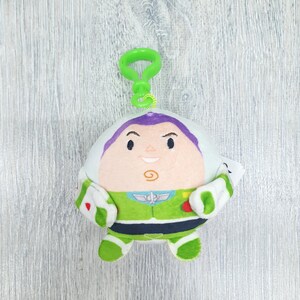 Gosedjur Toy Story Buzz Lightyear plyschnyckelring 3,5" samlarobjekt Toy Story Buzz Lightyear plyschleksaker Vintage syster barnpresent barnleksak bild 5