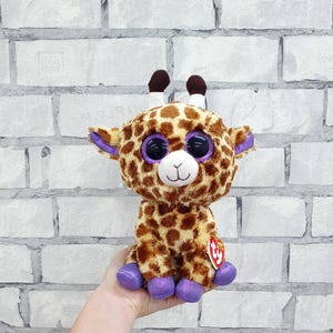 TY Beanie Boos Safari the  Giraffe  Plush toys 10&quot; Vintage collectible toy Stuffed baby Toy kids toy