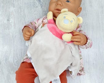 Vintage Winnie The Pooh  Animal bear Comforter Blankets plush toys  11.5"  baby kids Toy