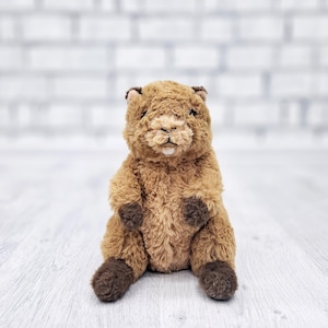 Stuffed  beaver  plush toys Vintage soft Toys 9.5&quot; kids gift  collectible toy soft baby Childrens kids Toy