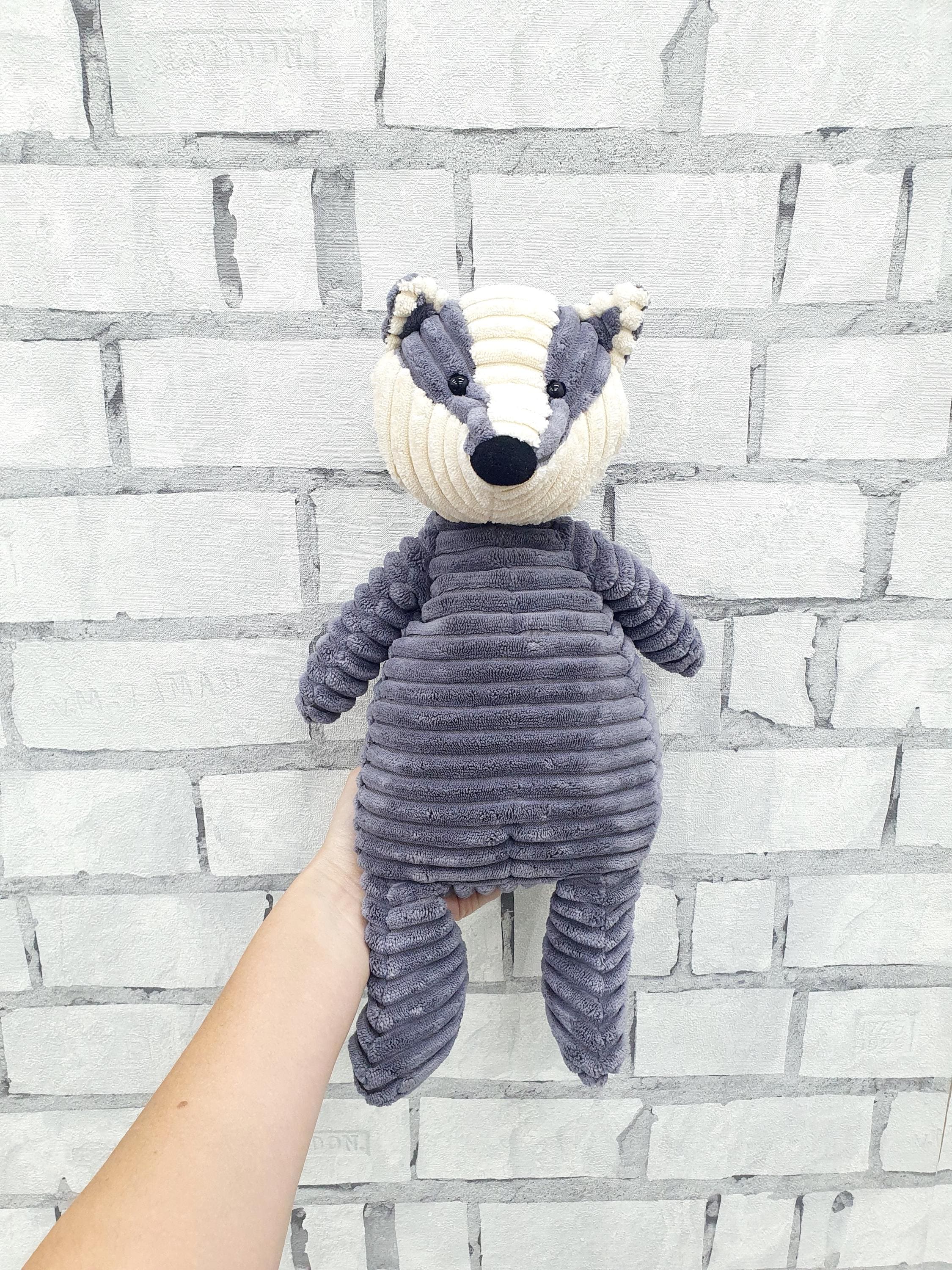 タグ付き！ Cordy Roy Badger バジャー アナグマ Vintage Stuffed Cordy Roy Jellycat Badger Plush Toys 14.5