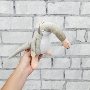 Vintage  Stuffed Günther der Nasenbear German mouse rat Plush toys 7&quot; collectible toy  Childrens plush Animal Toys kids Baby toy