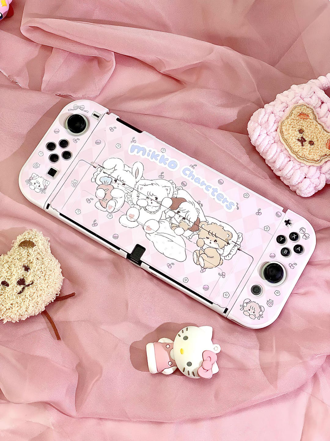Switch Oled Cute Case, Anime Nintendo Switch Oled Shell, Clear Kawaii ...