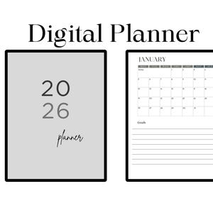 2026 Digital Planner Hyperlinked