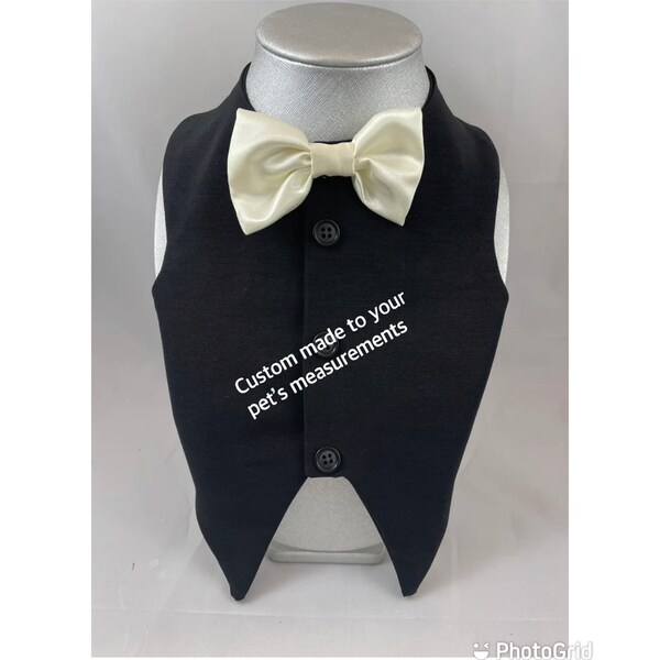 Dog Tuxedo Vest Etsy