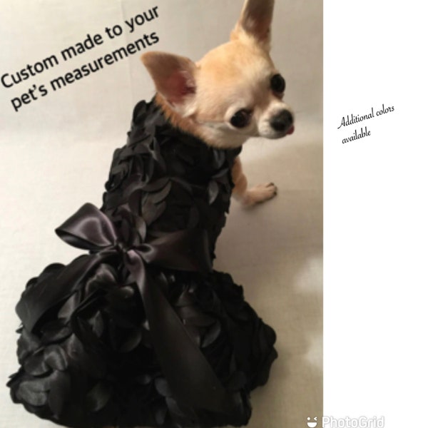 Black White Dog Dress Etsy