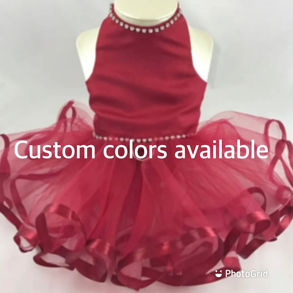 Wine tulle dog dress, wedding dog dress, custom dog dress, Valentine's dog dress,Christmas dog dress, Bridesmaid dog dress