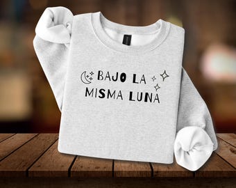 Moletom bordado com nome personalizado, presente personalizado para ela, gola redonda de algodão aconchegante, design minimalista com ponto, presente de aniversário