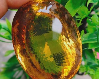 500 Ct Certified Yellow Huge Citrine Natural Brazilian Oval Cut Loose Gemstone